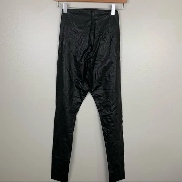 Commando women’s control top faux leather high rise legging black size medium - Picture 5 of 9